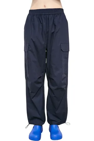 MEIMEIJ Bukser, Dame, Blå, XS, Cargo bukser med bred pasform