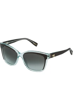 Trussardi Tilbehør, Dame, Flerfarvet, 56 MM, Brun Acetat Solbriller til Kvinder