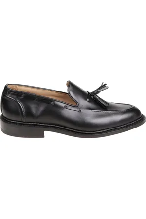 TRICKERS Sko, Herre, Sort, 44 EU, Sort Kalv Mokkasin Sko Elegant Komfort