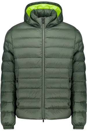 Ciesse Jakke, Herre, Grøn, 3XL, Nylon, NED - Dunjakke 200 Gram Grøn MED Aftageligt Hætte