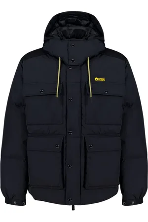 Ciesse Jakke, Herre, Sort, S, Bomuld, Alaska - Unisex Sort Dunjakke 4 Lommer MED Aftagelig Hætte 100%