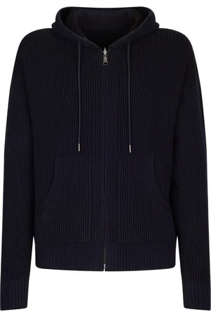 add Strik, Herre, Blå, XL, Uld, Cardigan I Dobbeltsidet RIB