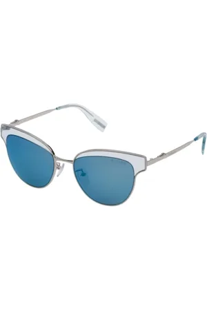 Trussardi Tilbehør, Dame, Grå, 52 MM, Sølv Metal Solbriller til Kvinder