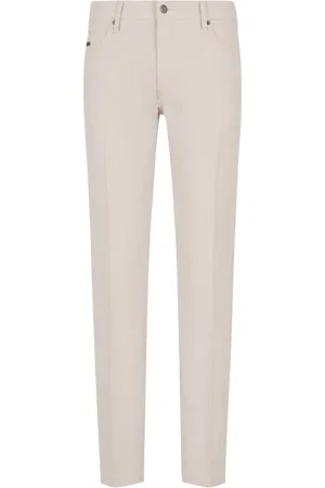 Emporio Armani Bukser, Herre, , W36, Polyester, Slim Fit Tekstilbukser