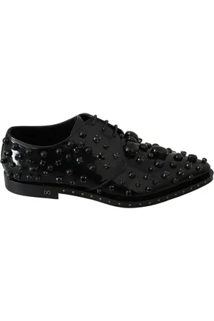Dolce & Gabbana Sko, Dame, Sort, 40 EU, Læder, Sort Patentlæder Snøresko