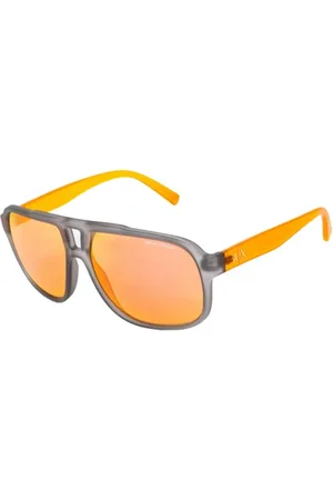 Armani Exchange Tilbehør, Dame, Grå, 55 MM, Grå og Gul Resin Solbriller