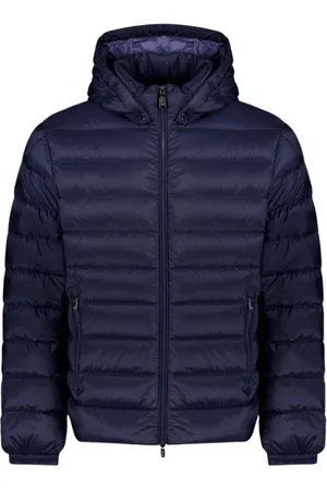 Ciesse Jakke, Herre, Blå, 2XL, Nylon, NED - Dunjakke 200 Gram BLÅ MED Aftagelig Hætte