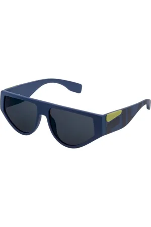 Fila Tilbehør, Dame, Blå, 57 MM, Blå injiceret unisex solbrille