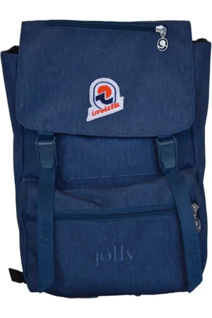 Invicta Taske, unisex, Blå, ONE SIZE, Polyester, Holdbar rygsæk med Jolly broderi