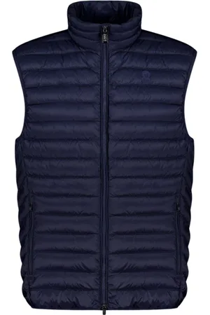 Ciesse Jakke, Herre, Blå, L, Nylon, Astor - Vest 100 gram blå i ægte dun 800 fill power