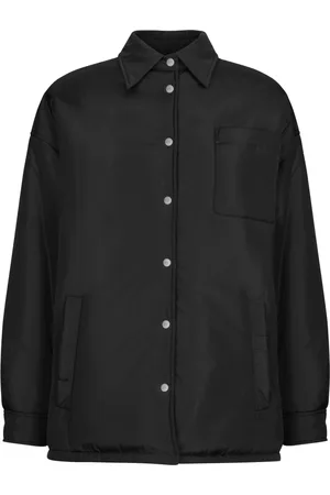 add Jakke, Dame, Sort, L, Nylon, Oversize Skjorte I Nylon Bright
