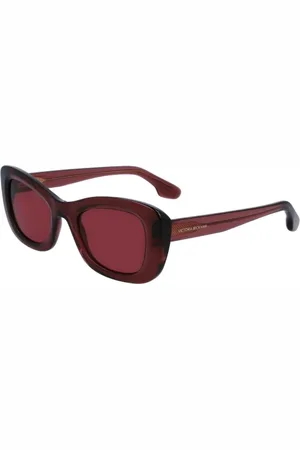 Victoria Beckham Tilbehør, Dame, Brun, 50 MM, Grå solbriller til kvinder