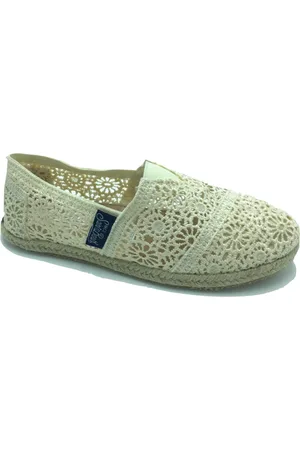 MC2 SAINT BARTH Sko, Dame, Hvid, 40 EU, Sommer Macramè Espadriller Forskellige Farver