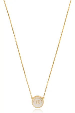 Marc Jacobs Tilbehør, Dame, Gul, ONE SIZE, Uld, Messing Halskæde