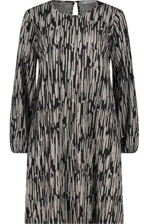 Betty & Co Kjole, Dame, Flerfarvet, L, Uld, Afslappet kjole i glitter-look
