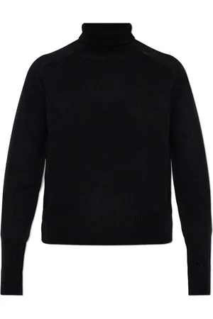 Victoria Beckham Strik, Dame, Sort, S, Uld, Uld turtleneck