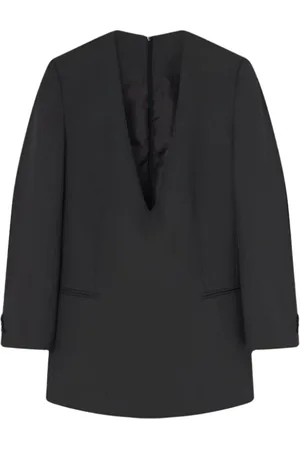 Halfboy Kjole, Dame, Grå, L, Grå Blazer Kjole