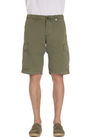 MYTHS Shorts, Herre, Grøn, XL, Bomuld, Grøn Bomuld Bermuda Shorts Ares