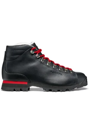 Scarpa Sko, Herre, Sort, 41 EU, Læder, Sort Læder Sneakers Udvidet Snøring