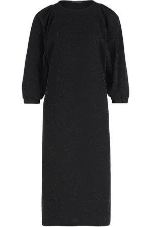 Betty Barclay Kjole, Dame, Sort, S, Elegant Jerseykjole med 3/4 Ærmer