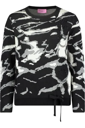 Betty Barclay Strik, Dame, Sort, S, Jacquard Striktrøje, Din Nye Favorit