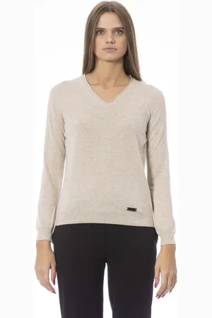 BALDININI Strik, Dame, , XL, V-hals Langærmet Sweater