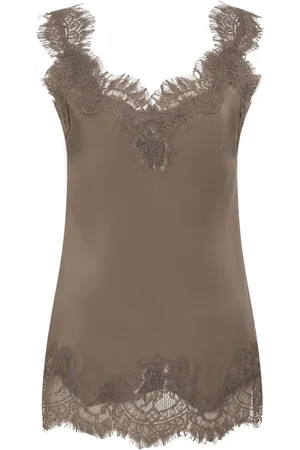 Gold Hawk Top, Dame, Brun, XL, Taupe Blondekant Tank Top