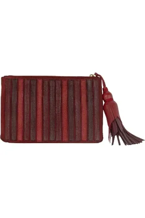 Anya Hindmarch Pre-owned, Dame, Rød, ONE SIZE, Tyl, Pre-owned Laeder clutches