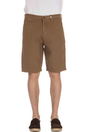 MYTHS Shorts, Herre, Brun, L, Bomuld, Brun Bermuda Shorts Mod. Zeus