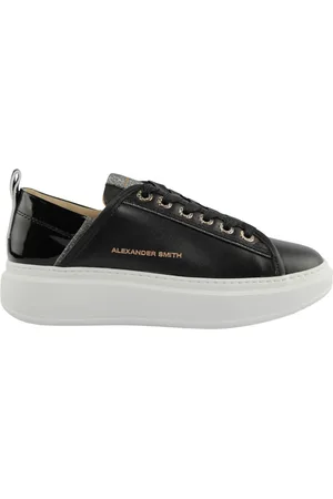 Alexander Smith Sko, Dame, Sort, 36 EU, Uld, Stilfulde sorte sneakers til mænd