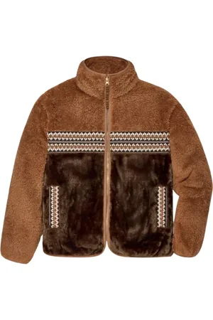UGG Jakke, Dame, Brun, M, Uld, Sherpa Camel Kvinders Jakke Marlene