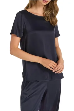 Juvia Top, Dame, Grå, L, Blød Viskose Rund Hals T-shirt
