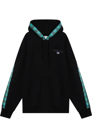 Champion Sweathshirts & Hoodies, Herre, Sort, XL, Uld, Hoodie med Angelo BA design
