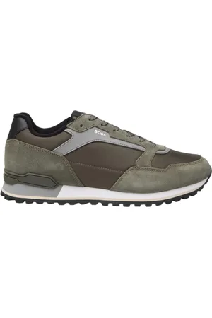 HUGO BOSS Sko, Herre, Brun, 41 EU, Nylon, Moderne Parkour Runn Sneakers