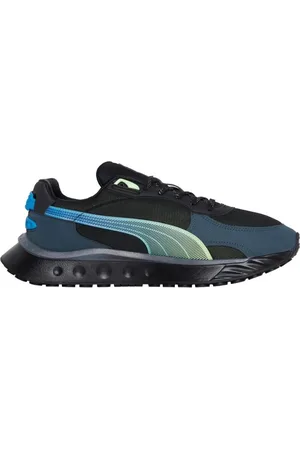PUMA Sport, Herre, Flerfarvet, 44 1/2 EU, Uld, Wild Rider LS Tekstil Sneakers