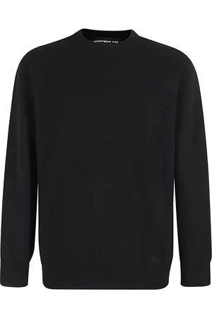 DEPARTMENT FIVE Strik, Herre, Sort, S, Rund Hals Sweater