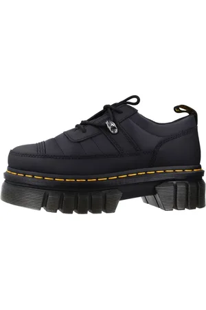 Dr. Martens Sko, Dame, Sort, 41 EU, Læder, Quiltede Snøresko
