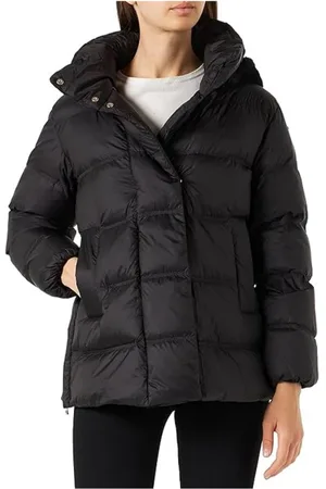 Geox Jakke, Dame, Sort, L, Polyester, Åndbar Mellemlang Jakke i Polyester
