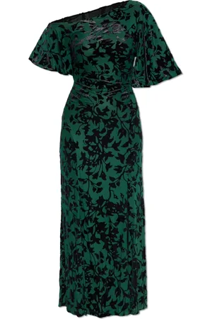 Diane von Furstenberg Kjole, Dame, Grøn, M, Uld, Kjole Eleora