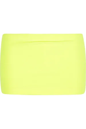 Balenciaga Nederdel, Dame, Gul, S, Polyester, Cykel Mini Nederdel