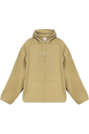 Vetements Sweathshirts & Hoodies, Herre, Grøn, L, Bomuld, Logo hættetrøje
