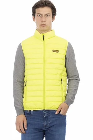 Ciesse Jakke, Herre, Gul, 3XL, Uld, Ærmeløs Pufferjakke med Lynlås
