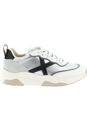 Munich Sko, Dame, Grå, 37 EU, Sølv Bølge Sneakers