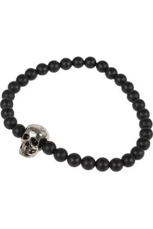 Alexander McQueen Tilbehør, Herre, Sort, ONE SIZE, Uld, Elegant Armbånd til Stilfuldt Look