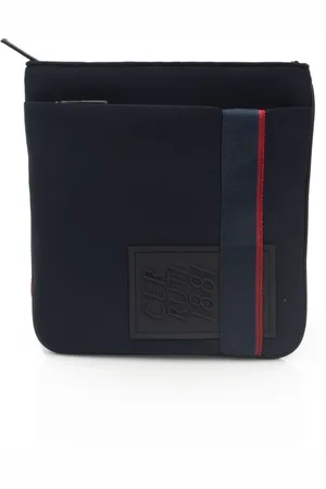 Cerruti 1881 Taske, Herre, Blå, ONE SIZE, Crossbody tasker med lynlåslukning og for- / baglommer