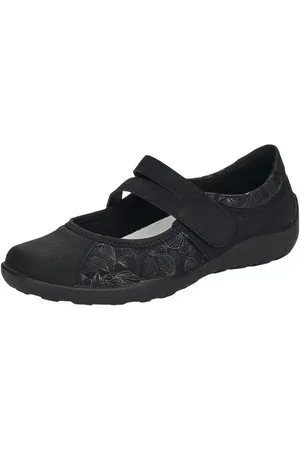 Remonte Sko, Dame, Sort, 37 EU, Fleksible Komfort Ballerinaer