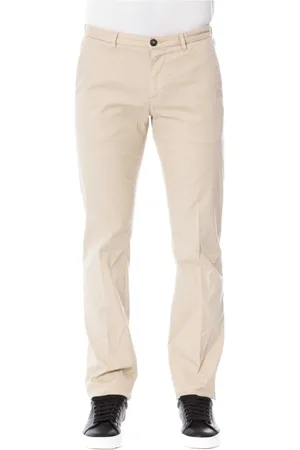 Trussardi Bukser, Herre, , 3XL, Uld, Stilfulde Bukser med Knap og Lynlås