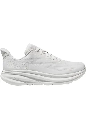 Hoka One One Sko, Herre, Hvid, 46 EU, Polyester, Clifton 9 Hvid Herresko