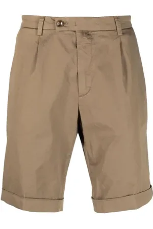 Briglia 1949 Shorts, Herre, Brun, 3XL, Bomuld, Beige Bomuld Bermuda med Darts