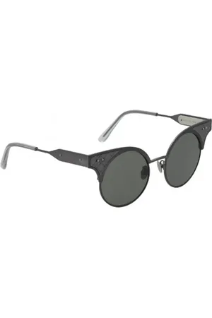 Bottega Veneta Pre-owned, Dame, Sort, ONE SIZE, Pre-owned Metal solbriller